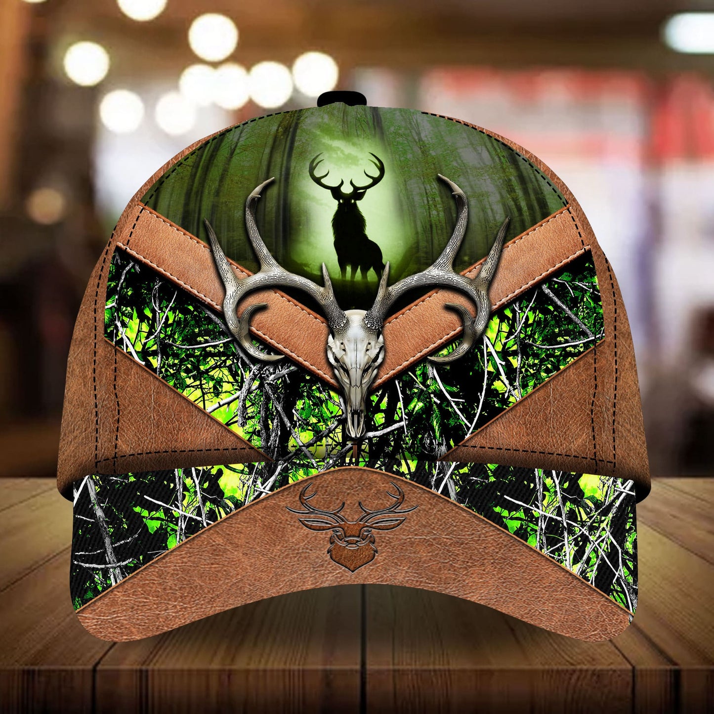 Deer Hunting Leather Classic Cap For Casual Adventures Parties And Seasonal Styling