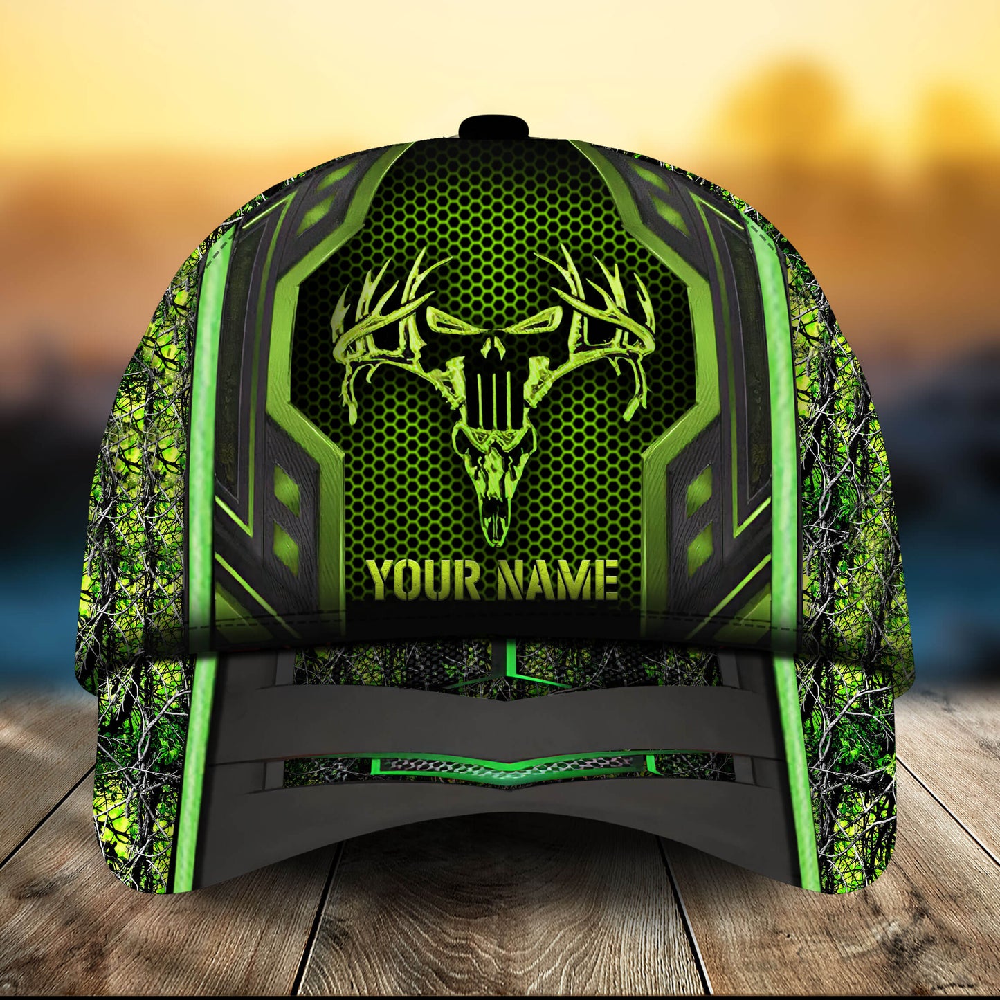 Skull Hunting Personalized Classic Cap For Beach Vacations Outdoor Trips And Everyday Comfort