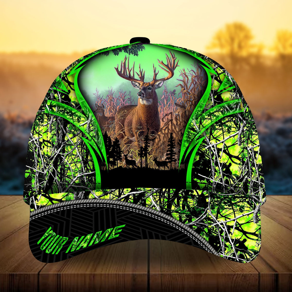 Beer Fest Deer Hunting Camo Personalized Classic Cap For Outdoor Adventures Festivals And Casual Wear