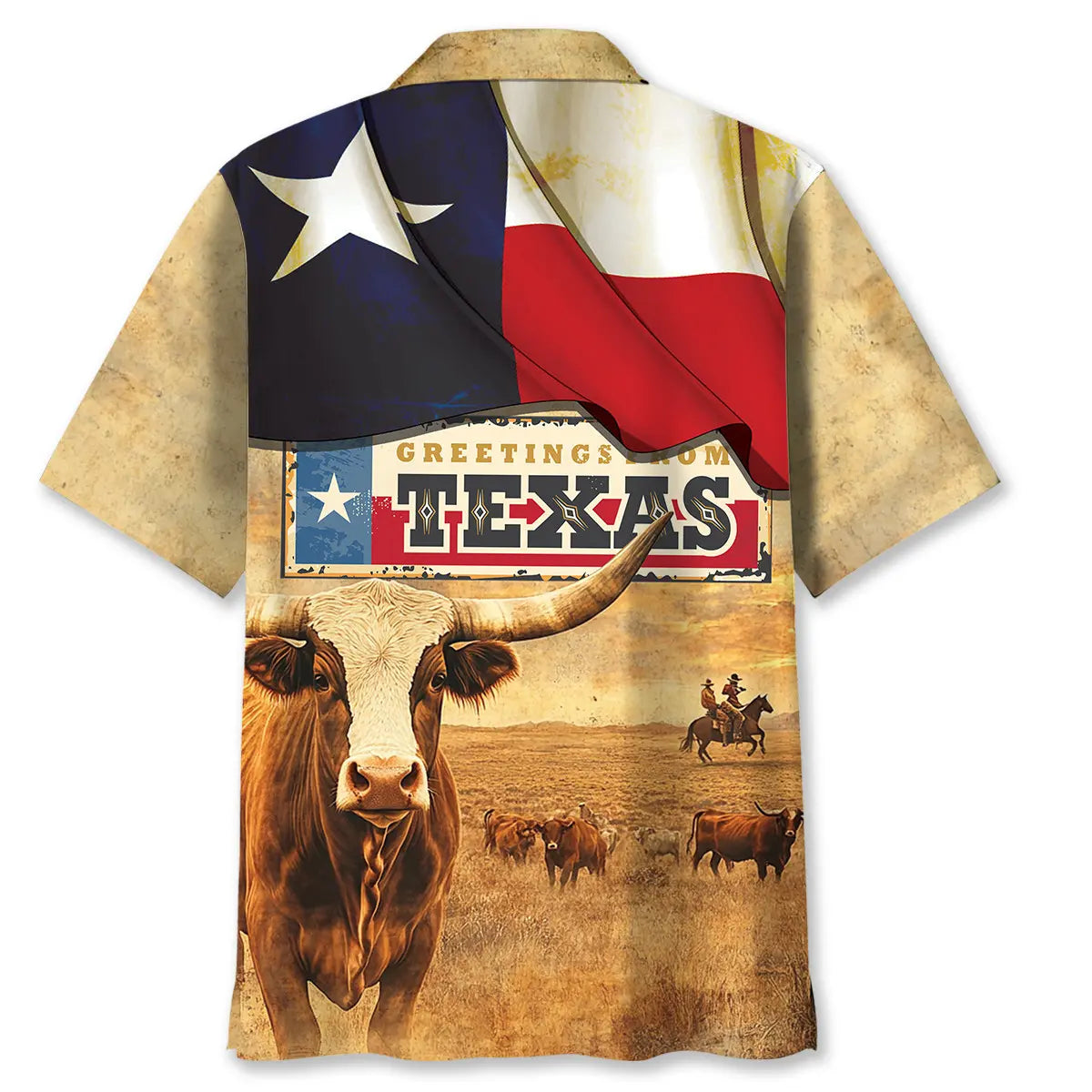 Greetings From Texas State Hawaiian Shirt