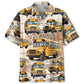 Hawaiian Shirt / Adults / S Grunge Retro School Bus Hawaiian Shirt