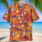 Guitar Beach Hawaiian Shirt For Festival Travel, Beach Gatherings, And Relaxed Summer Style