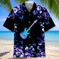 Guitar Nature Hawaiian Shirt For Tropical Holidays, Outdoor Gatherings, And Everyday Comfort