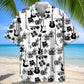 Tropical Guitar Hawaiian Shirt For Music Fans, Resort Parties, And Warm Weather Events