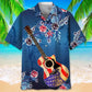American Guitar Hawaiian Shirt For Beach Days, Summer Outings, And Thoughtful Gift Giving