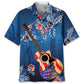 American Guitar Hawaiian Shirt For Beach Days, Summer Outings, And Thoughtful Gift Giving