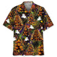 Halloween Christmas Tree Hawaiian Shirt For Christmas Gatherings, Resort Trips, And Cheerful Seasonal Style