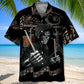 Halloween Powerful Drum Music Hawaiian Shirt For Island Vacations, Resort Wear, And Relaxed Seasonal Style