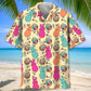 Easter Creative Pattern Hawaiian Shirt For Summer Vacation, Beach Travel, And Casual Wear