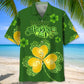 Irish Saint Patrick's Day Hawaiian Shirt For Tropical Holidays, Outdoor Gatherings, And Everyday Comfort