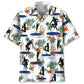 Jump Trampoline Hawaiian Shirt For Coastal Travel, Casual Events, And Comfortable Summer Wear