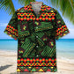 Happy Juneteenth Hawaiian Shirt For Outdoor Event, Family Vacation, And Beachside Style