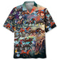 Harness Racing Racecourse Hawaiian Shirt For Racing Fans, Summer Outings, And Relaxed Vacation Wear