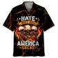 American Unity Hawaiian Shirt For Tropical Holidays, Outdoor Gatherings, And Everyday Comfort