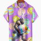 Creative Hawaii Easter Bigfoot Hawaiian Shirt For Coastal Getaways, Outdoor Gatherings, And Thoughtful Gift Giving