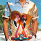 Creative Hawaii Flamingo Hawaiian Shirt For Beach Days, Summer Outings, And Thoughtful Gift Giving