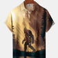 Creative Hawaii Resort Bigfoot Hawaiian Shirt For Coastal Getaways, Outdoor Gatherings, And Thoughtful Gift Giving