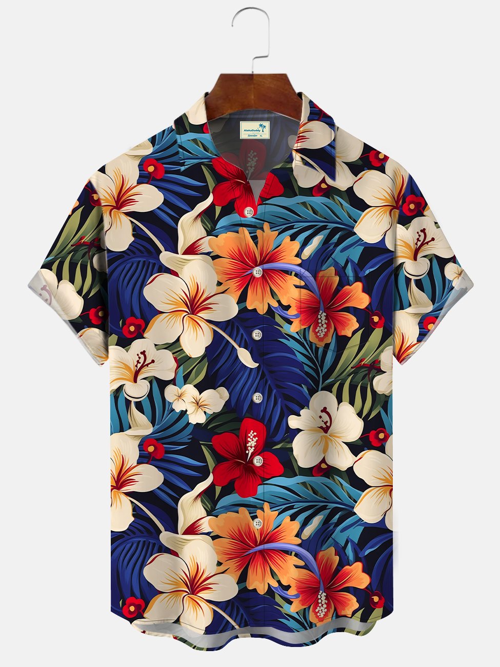Floral Tropical Island Beach Vacation Aloha Hawaiian Shirt For Beach Days, Summer Outings, And Thoughtful Gift Giving