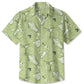 Vintage Cocktail Party Mid Century Geometric Hawaiian Shirt For Summer Vacation, Beach Travel, And Casual Wear