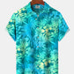 Floral Tropical Gradient Hibiscus Vacation Hawaiian Shirt For Beach Days, Summer Outings, And Thoughtful Gift Giving