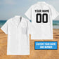 Surfing White Hawaiian Shirt For Island Vacations, Resort Wear, And Relaxed Seasonal Style