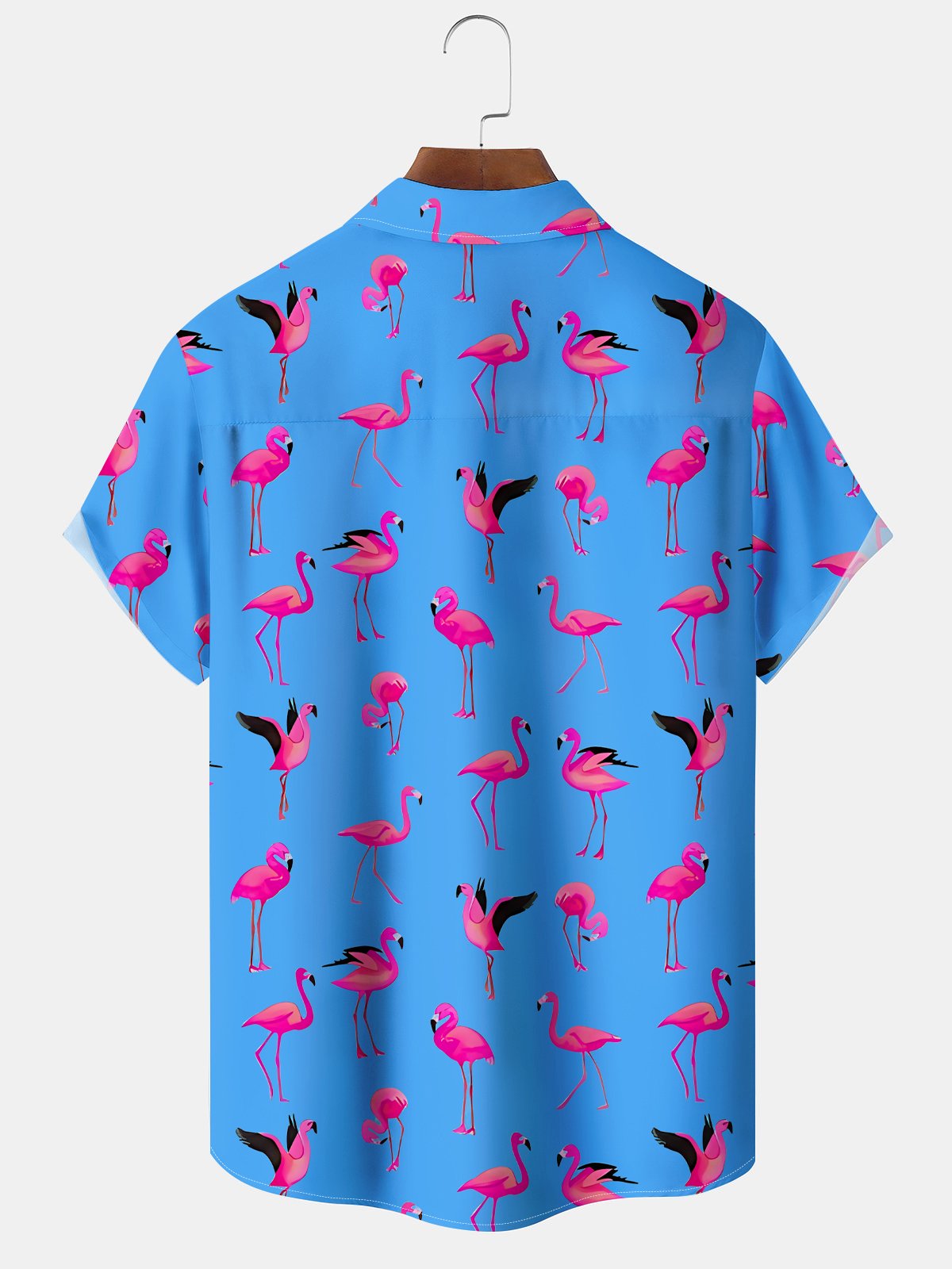 Vintage Tropical Beach Flamingo Vacation Hawaiian Shirt For Resort Trips, Coastal Parties, And Warm Weather Style