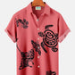 Turtle Creative Pattern Hawaiian Shirt For Resort Trips, Coastal Parties, And Warm Weather Style