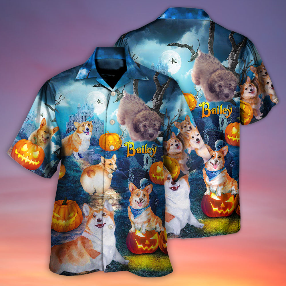 Dog Halloween Fun Hawaiian Shirt For Beach Parties And Weekend Getaways