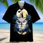 Snowy Owl Art Hawaiian Shirt For Summer Road Trip, Tropical Holiday, And Travel Ready Style