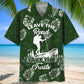 Hiking Road Hawaiian Shirt For Resort Trips, Coastal Parties, And Warm Weather Style