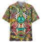 Hippie Guitar Hawaiian Shirt For Music Fans, Resort Parties, And Warm Weather Events