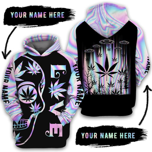 Hippie Love Alien Hoodie For Free Spirited Travel Casual Wear And Comfortable Layering