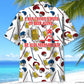 Hockey Fan Humor Hawaiian Shirt For Island Getaway And Easygoing Fashion