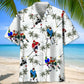 Hockey Coconut Hawaiian Shirt For Coastal Travel, Casual Events, And Comfortable Summer Wear