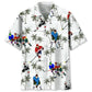 Hockey Coconut Hawaiian Shirt For Coastal Travel, Casual Events, And Comfortable Summer Wear