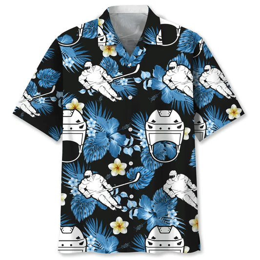 Hockey Nature Hawaiian Shirt For Beach Days, Summer Outings, And Thoughtful Gift Giving
