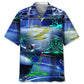 Neon Hockey Hawaiian Shirt For Beach Days, Summer Outings, And Thoughtful Gift Giving