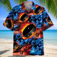 Hockey Puck Thunder Hawaiian Shirt For Poolside Gathering, Summer Vacation, And Easygoing Fashion