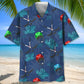 Tropical Hockey Hawaiian Shirt For Tropical Holidays, Outdoor Gatherings, And Everyday Comfort