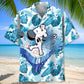 Hockey White Hawaiian Shirt For Tropical Holidays, Outdoor Gatherings, And Everyday Comfort