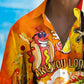 Holiday Independence Flag Hot Dog Tall Hawaiian Shirt For Beach Days, Summer Outings, And Thoughtful Gift Giving