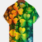 Hawaiian Shirt / Adults / S Holiday Shamrock Lucky St. Patrick Gradient Hawaiian Shirt