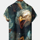 American Vintage Holiday Eagle Sky Vacation Hawaiian Shirt For Beach Days, Summer Outings, And Thoughtful Gift Giving