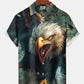 American Vintage Holiday Eagle Sky Vacation Hawaiian Shirt For Beach Days, Summer Outings, And Thoughtful Gift Giving