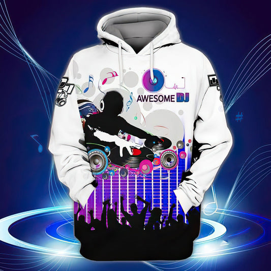 DJ Sound Remix Vibe Hoodie For Studio Life Casual Travel And Everyday Comfort