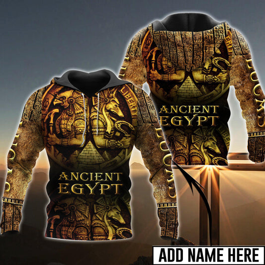Ancient Gold Egypt Personalized Hoodie For Ancient Egypt Inspired Streetwear Travel And Bold Everyday Style