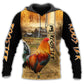 Farm Chickens Rooster Stronger Hoodie For Farm Lovers Outdoor Trips And Comfortable Casual Style