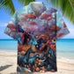 Colorful Horse Hawaiian Shirt For Beach Days, Summer Outings, And Thoughtful Gift Giving