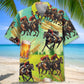 Horse Racing Beer Vintage Hawaiian Shirt