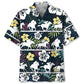 Tropical Horse Racing Hawaiian Shirt For Road Trip Adventures, Resort Days, And Comfortable Everyday Wear
